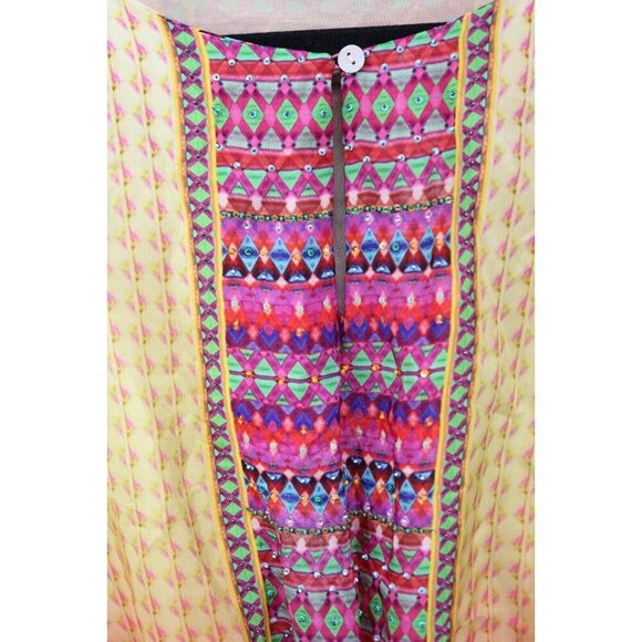 Tanvi Kedia Anthropologie Dolman Sleeve Tunic-Silky-Beaded-Size XS-BOHO-Hippie - Picture 5 of 15